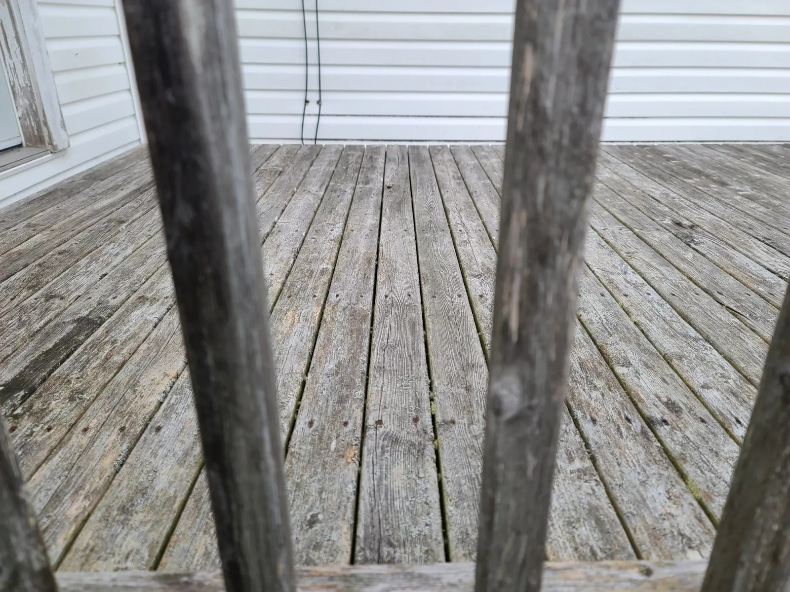 Well Worn Deck Needing Inspection