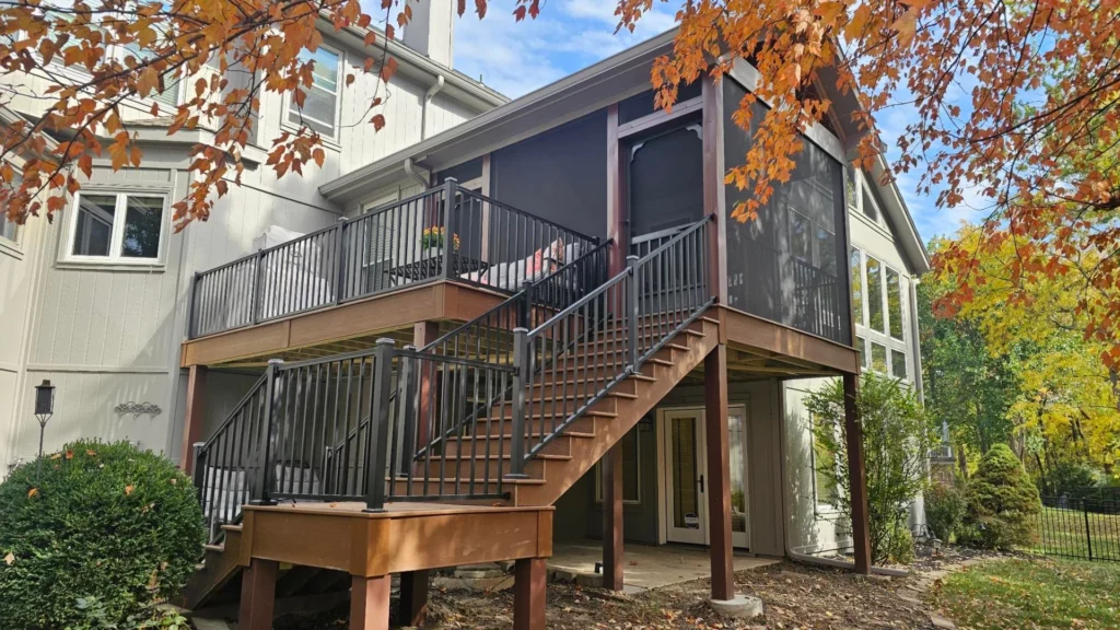 Beautiful Trex Deck With Screen Room