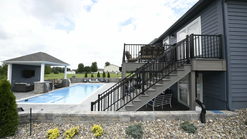 Outdoor Living Space With Pool jpg